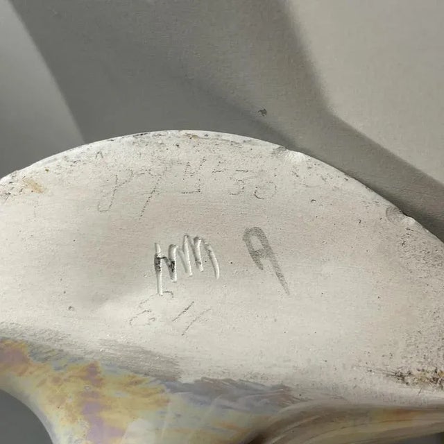 Sculptural Iridescent Ceramic Vase, 1960s-1970s For Sale - Image 14 of 15