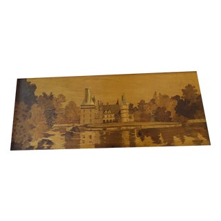 Large Alsatian Marquetry, 1920s For Sale