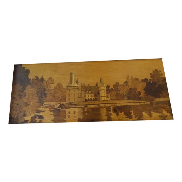 Large Alsatian Marquetry, 1920s For Sale