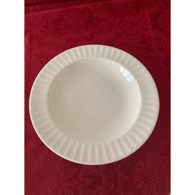 Wedgwood Wedgwood White Night and Day Individual Pasta/Soup/Salad Bowl a Classic Mint Condition. For Sale - Image 4 of 12