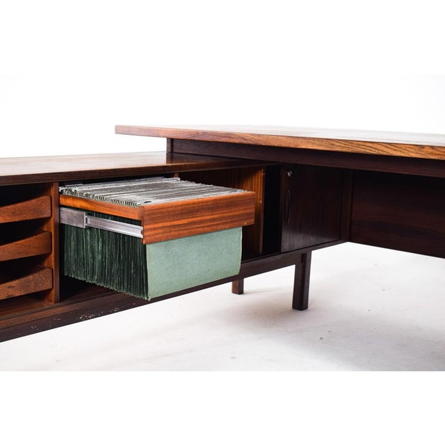Mid-Century Modern Rosewood Desk by Arne Vodder for Sibast, 1960 For Sale - Image 3 of 12
