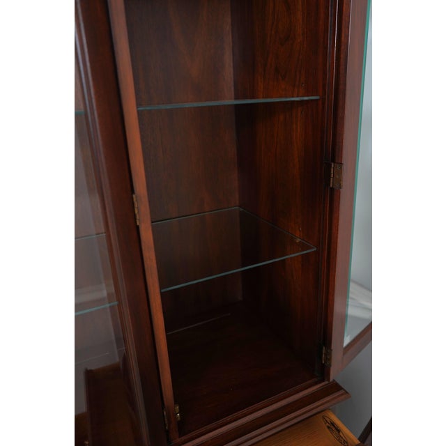 Henkel Harris Henkel Harris 4 Door Mahogany China Cabinet For Sale - Image 4 of 18