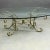 1960s 1960s Hollywood Regency Gilt Braided Rope and Oval Glass Coffee Table For Sale - Image 5 of 6