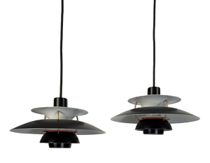 PH 5 Mini Black Friday Pendant Lights by Poul Henningsen for Louis Poulsen, Set of 2