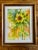 Framed Original Watercolor Painting “Sunflower” For Sale - Image 4 of 12