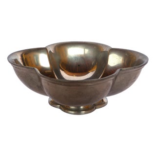 Art Deco Pewter Bowl from Just Andersen, 1930s For Sale