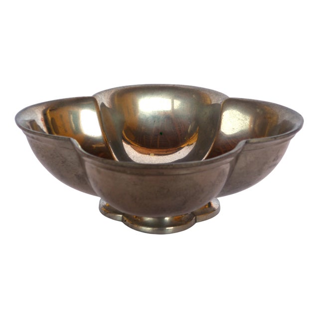 Art Deco Pewter Bowl from Just Andersen, 1930s For Sale