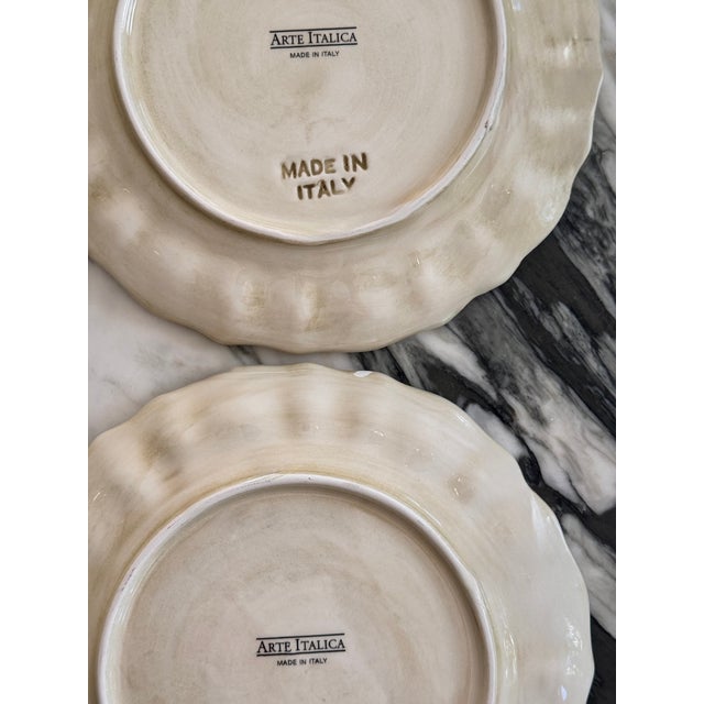 Rustic European Estate Arte Italica Venezia Dishes - Set of 18 Service for 6 For Sale - Image 3 of 16