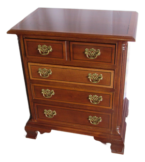 1980s Stickley Cherry Nightstand Bachelors Chest Designer