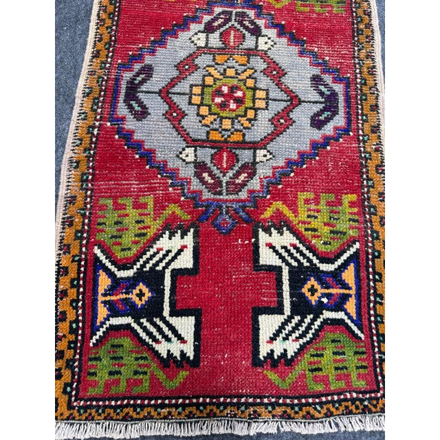 Contemporary Turkish Yastik Rug 1'9" x 3'4" For Sale - Image 3 of 5