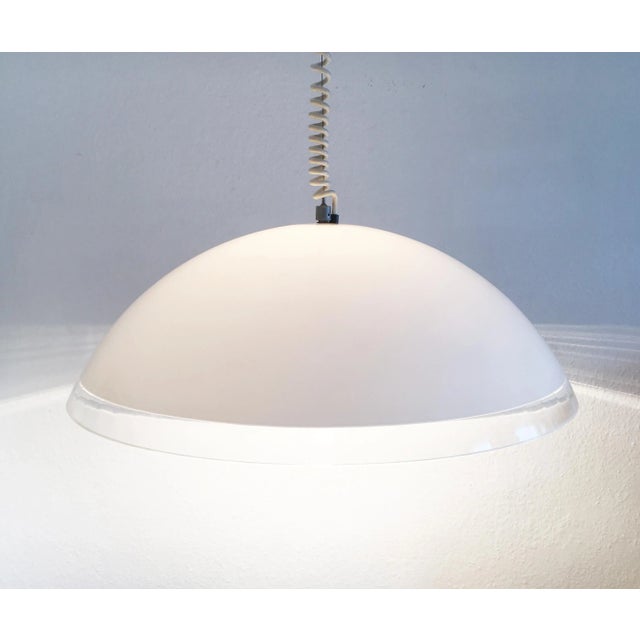 1980s Vintage Italian Model Bella di Notte Pendant Lamp by Franco Bresciani for Guzzini, 1970s For Sale - Image 5 of 18