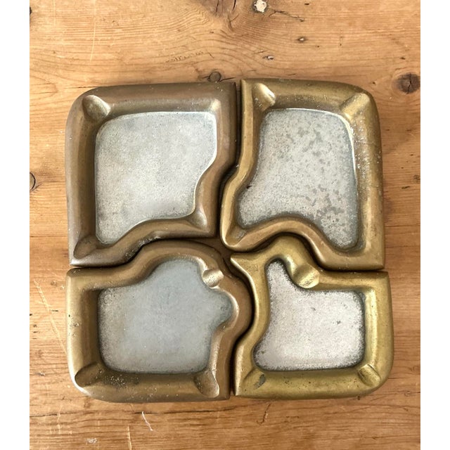 Vintage 1980s David Marshall Puzzle Ashtray Set For Sale - Image 9 of 12