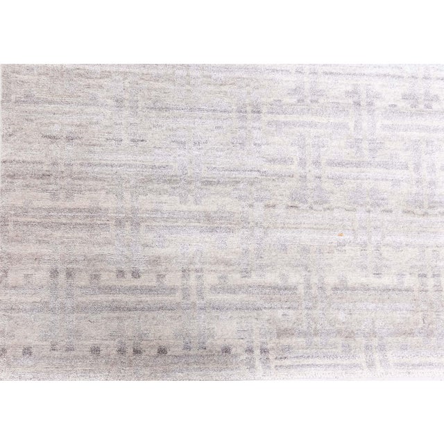 Textile Contemporary Terra Runner – Modern Undyed Wool Rug by Doris Leslie Blau For Sale - Image 7 of 8