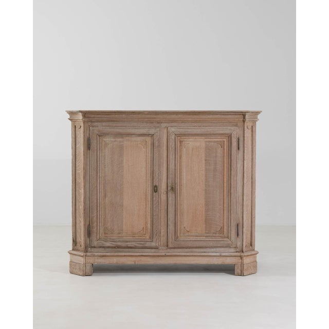 19th Century 19th Century France Antique White Wood Storage Cabinets & Cupboards For Sale - Image 5 of 11