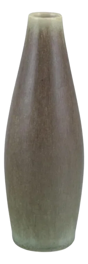 Ceramic Vase in Olive Green Hare Fur Glaze by Linnemann-Schmidt for Palshus, 1970s