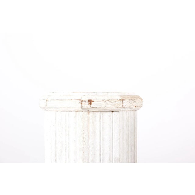 Vintage Italian Oak Pedestals, Set of 2 For Sale - Image 4 of 9