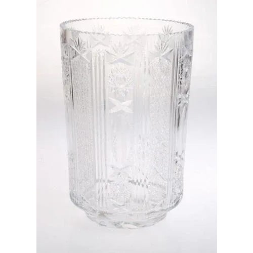 20th Century Crystal Vase, Czech For Sale - Image 3 of 7