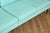 Turquoise Mid Century Modern Oak Three-Seat Sofa For Sale - Image 8 of 18