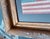 Blue Rare and Fine Antique American Flag 1912 Staggered 48 Star Glazed Cotton in Antique Gilt Frame For Sale - Image 8 of 10