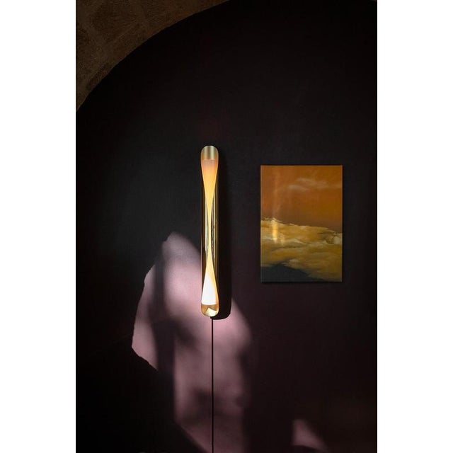 Oblong Cocon Wall Lamp by Jennifer Midoz For Sale - Image 6 of 8