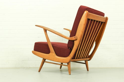 Vintage Sofa and Lounge Chairs, 1960s, Set of 3 Lounge Chairs