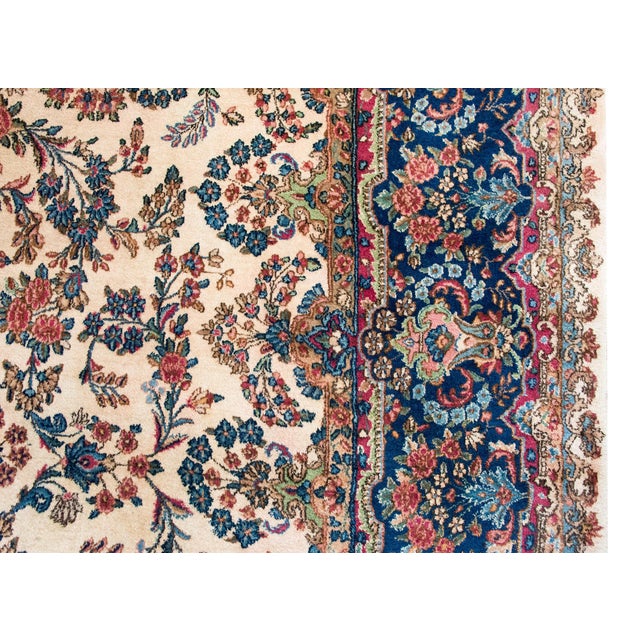Early 20th Century Persian Kirman Rug For Sale - Image 10 of 15