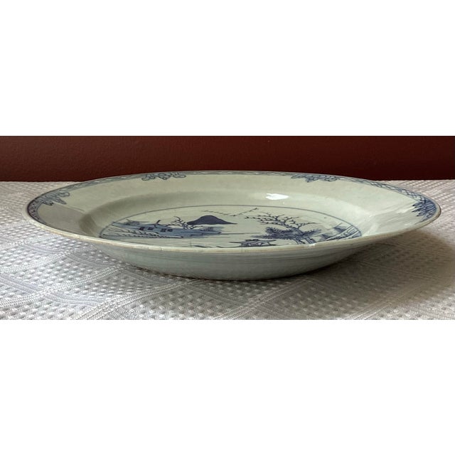 Blue Antique Japanese Porcelain Plate, Prov.: FRM Senator John McCain's Father For Sale - Image 8 of 10