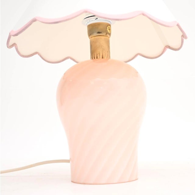1980s Vintage Italian Murano Glass Table Lamps from Da Vinci, 1980s, Set of 2 For Sale - Image 5 of 8