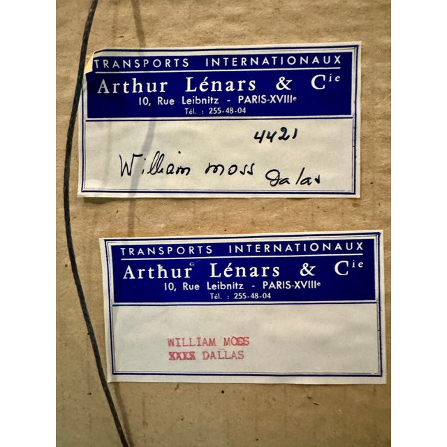 Nicola Ortis Poucette, Circus (1971) — Oil on Board, Framed, Artist Signed — Ex-Wally Findlay For Sale - Image 11 of 15