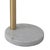 Original 1962 Triplet 3 Light Arc Floor Lamp - Weathered Brass, White Marble Base, Dimmer Switch For Sale In Los Angeles - Image 6 of 13