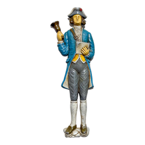 Vintage Cast Iron Metal Soldier Wall Plaque/Doorstop.