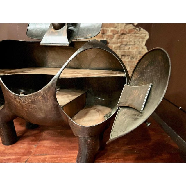 Large Copper Hippo Bar Sculpture in the style of Xavier Lalanne, 1980s For Sale - Image 6 of 17