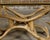 A Midcentury American coffee table with glass top and antlers base. This captivating Midcentury American coffee table...