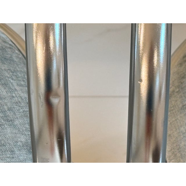 Mid-Century Chrome Tubular Armchairs by Etowah Mfg, a Pair For Sale - Image 14 of 18