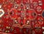 Persian Vintage Persian Heriz Wide Runner, Hand-Knotted Wool, Geometric Design, Red & Navy, 4x12 For Sale - Image 3 of 18