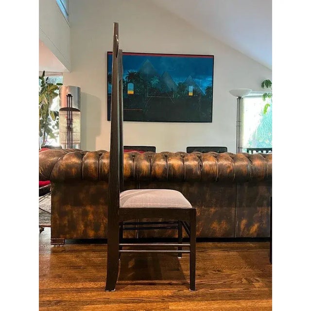 Late 20th Century Set of 8 Argyle Chairs by Charles Rennie Mackintosh for Atelier International For Sale - Image 10 of 12