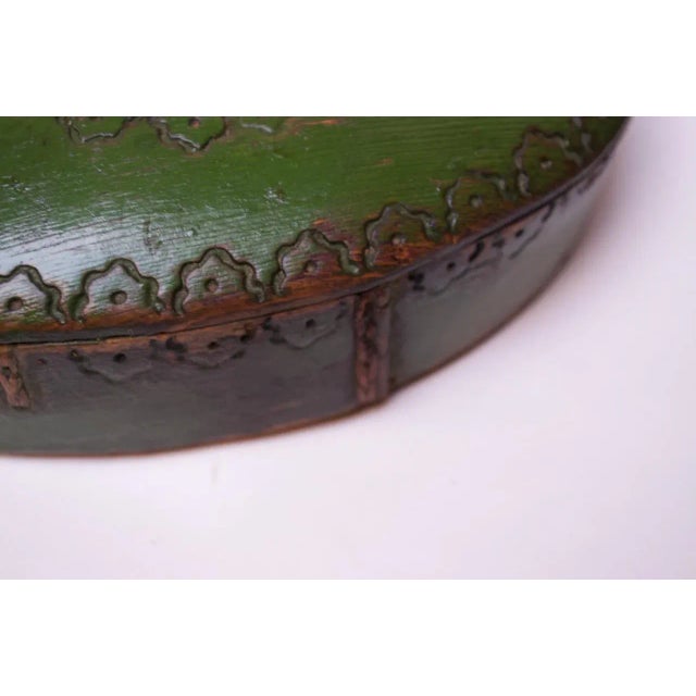 1930s Folk Art Wood-Burned and Hand-Painted Soap Box For Sale - Image 10 of 13