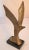 Mid-century flying bird solid brass figurine with original patina, preserved in its found condition. The piece does not...