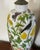 Wood Antique English Victorian Decalcomania Reverse Painted Glass Vase Decorated With Birds, Butterflies, Flowers and a Deer Mounted as a Table Lamp For Sale - Image 7 of 12