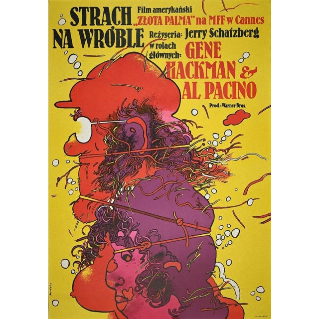 American Film Poster is a vintage poster realized by Waldemar Swierzy (Poland, 1931-2013) in 1983. This poster was...