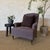 Purple Alma Chair - Truffle For Sale - Image 8 of 8