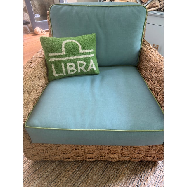 Libra Hook Pillow For Sale - Image 4 of 4