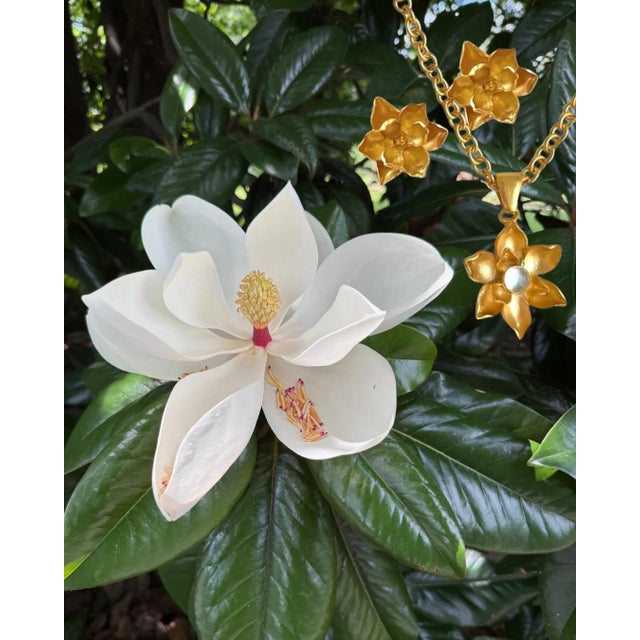 Contemporary Sweet Magnolia Earring For Sale - Image 3 of 3