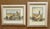 2002 Andre Blanche the Hunter Family Watercolor Paintings Signed Framed Original Set of Two Pair For Sale - Image 9 of 9