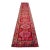 1960s Vintage Hand-Knotted Colorful Runner Rug 2x13 Ft Approx For Sale
