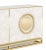 Secret sideboard by memoir essence dimensions: d 50 x w 200 x h 90 cm. Materials: brushed brass, gold leaf and white...