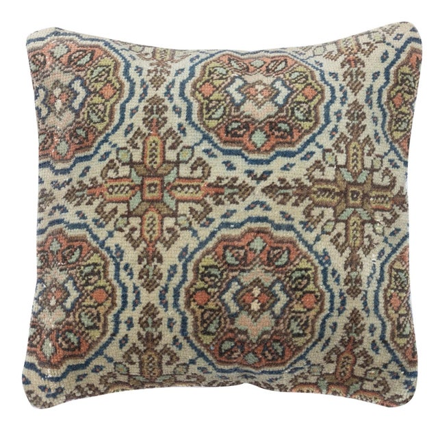 Bring history and warmth into your home with this vintage handmade Turkish wool rug cushion cover set. This pair of...