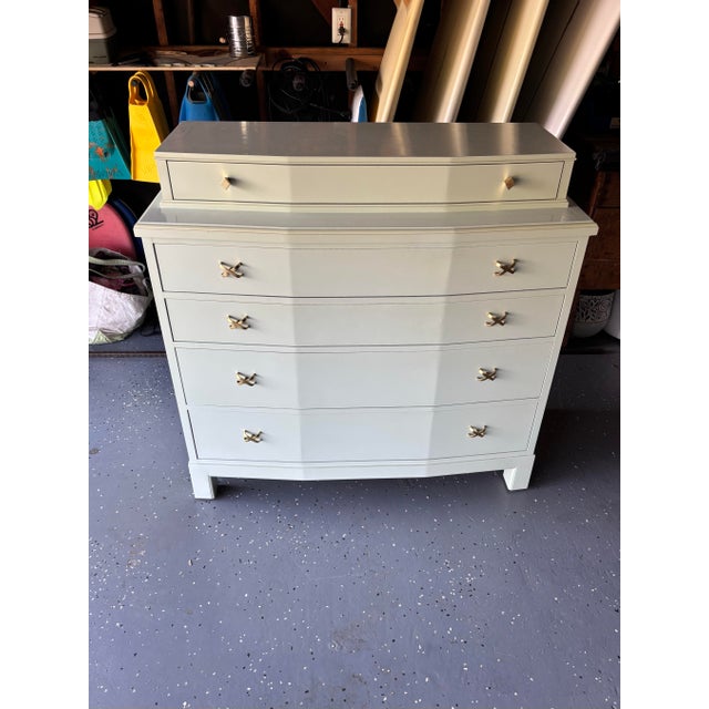 Oomph Manhattan Chest With Dividend - Oceanfront & Brass For Sale - Image 9 of 12