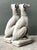 Gray Vintage Cast Concrete Dogs - A Pair For Sale - Image 8 of 12
