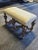Wood Venetian Style Polychrome and Gilt Hand Carved Wood Bench For Sale - Image 7 of 10